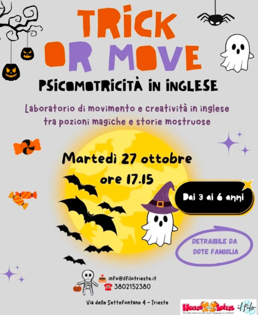 Trick or Move - Psicomotricità in Inglese