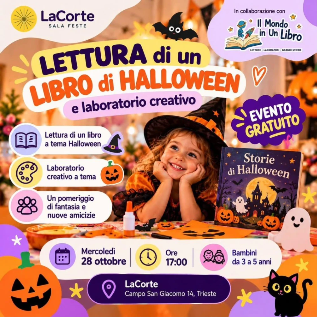 Lettura di un Libro di Halloween e Laboratorio Creativo