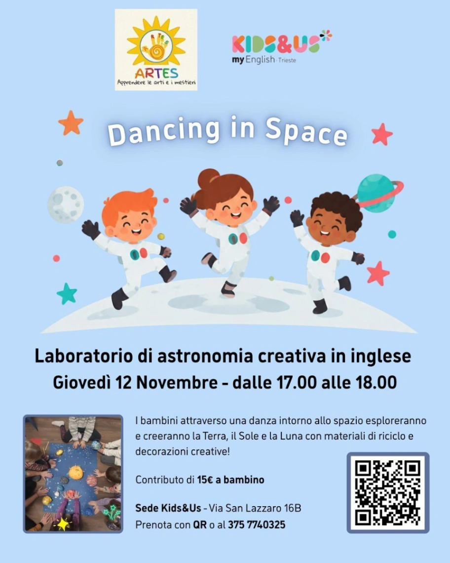 Dancing in Space - Laboratorio di astronomia creativa in inglese