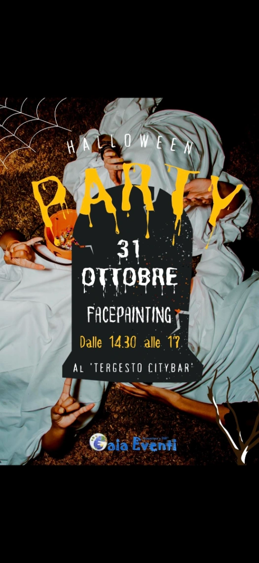 Halloween Party - Facepainting al Tergesto City Bar